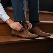 Orlaven Attorney Derby Brown Nubuck Leather Shoes footwear image 10