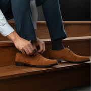 Orlaven Attorney Derby Brown Suede Leather Shoes footwear image 10
