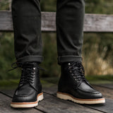 Authentic Full-Grain Leather Grain Depth & Pull-Up Patina Texture Detail