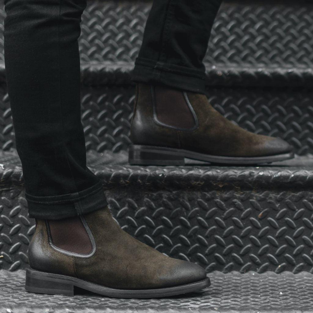 Orlaven Duke | Dark Olive Suede footwear image 5