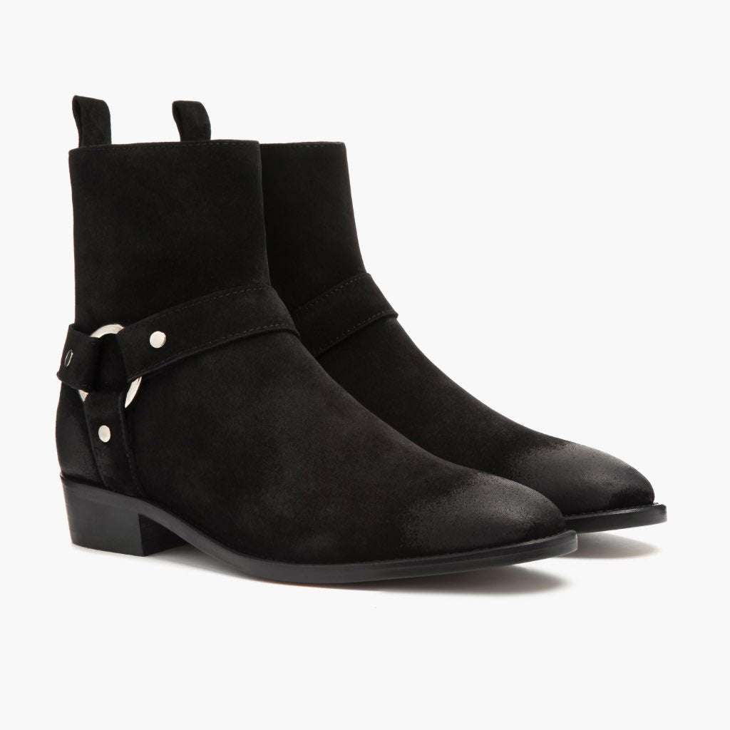 Orlaven Harness | Black Suede footwear image 1