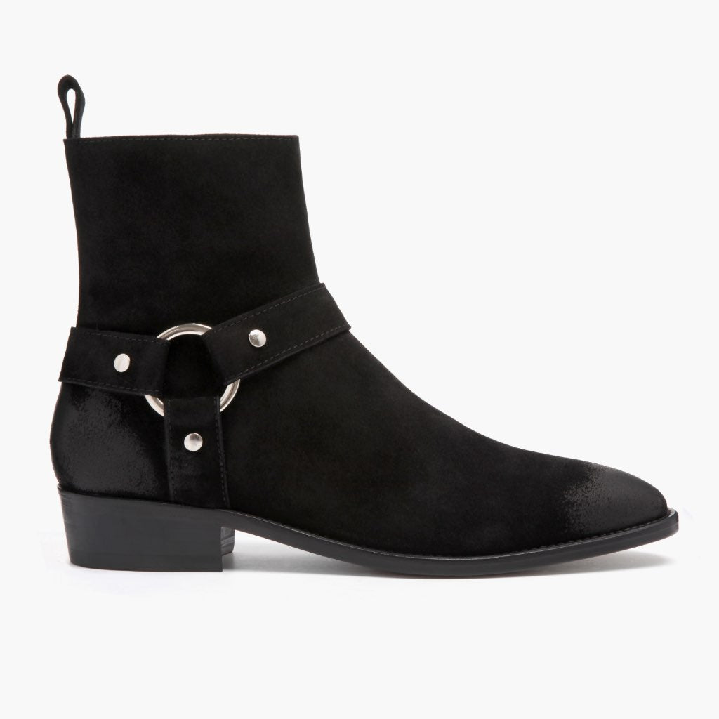 Orlaven Harness | Black Suede footwear image 2