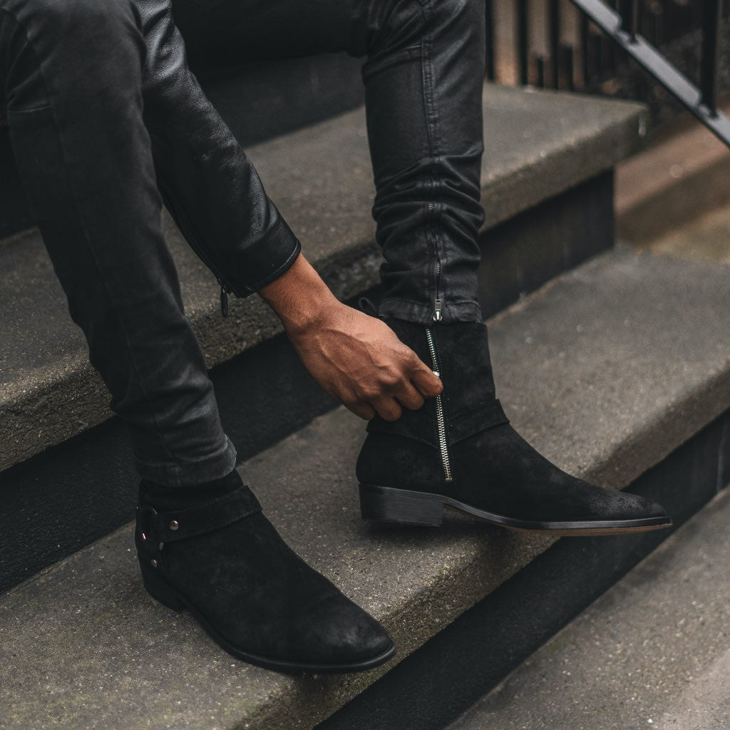 Orlaven Harness | Black Suede footwear image 7