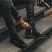 Orlaven Harness | Black Suede footwear image 7