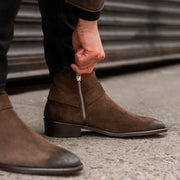 Orlaven Harness | Dark Brown Suede footwear image 7