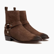 Orlaven Harness | Dark Brown Suede footwear image 1