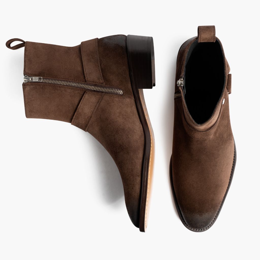 Orlaven Harness | Dark Brown Suede footwear image 3