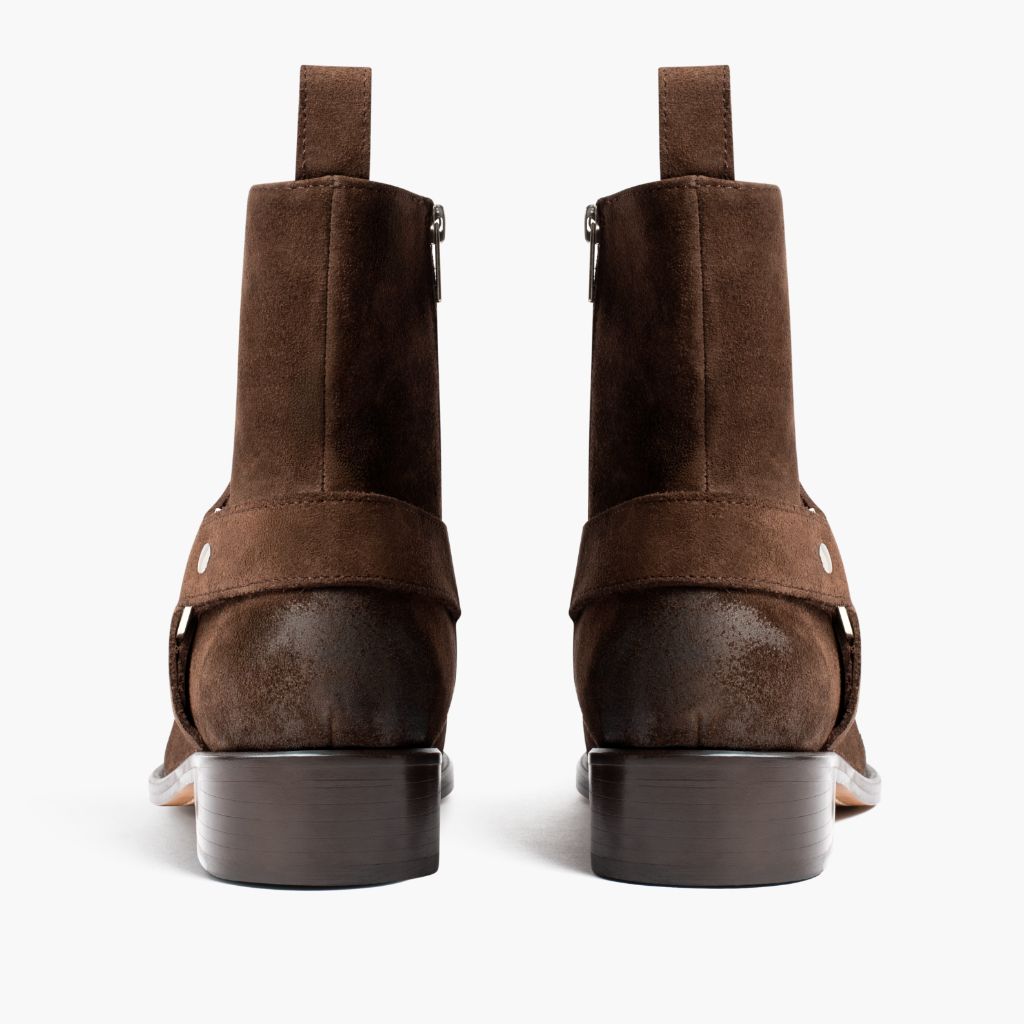 Orlaven Harness | Dark Brown Suede footwear image 4