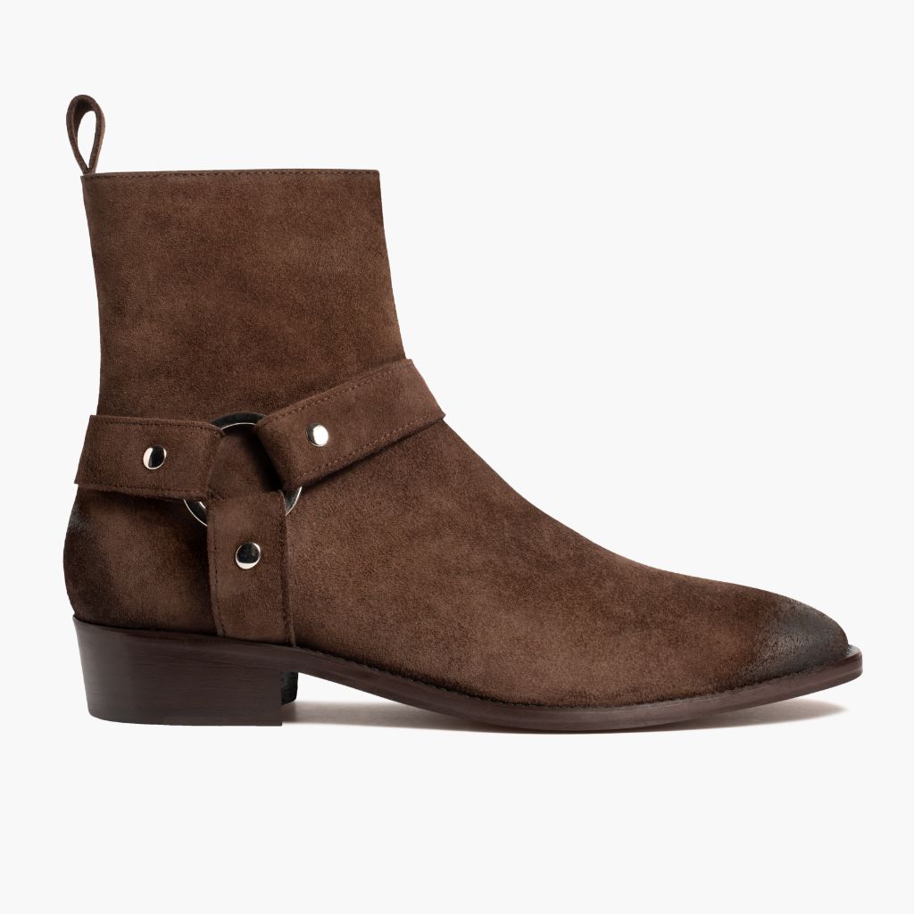 Orlaven Harness | Dark Brown Suede footwear image 2