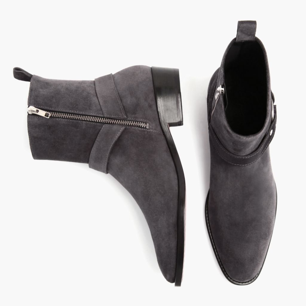 Orlaven Harness | Grey Suede footwear image 3