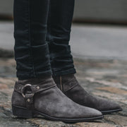 Orlaven Harness | Grey Suede footwear image 6