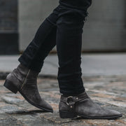Orlaven Harness | Grey Suede footwear image 7