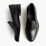Lincoln Black Leather Sneakers - Reinforced Heel Counter & Precision Double-Row Stitching Detail