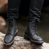 Authentic Full-Grain Leather Grain Depth & Pull-Up Patina Texture Detail