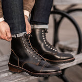 Cushioned Leather Insole & Ergonomic Arch Support Construction Detail