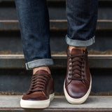Styled On-Foot Perspective Demonstrating Ankle Fit & Silhouette on Model