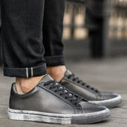 Orlaven Premier Low Top | Distressed Grey footwear image 6