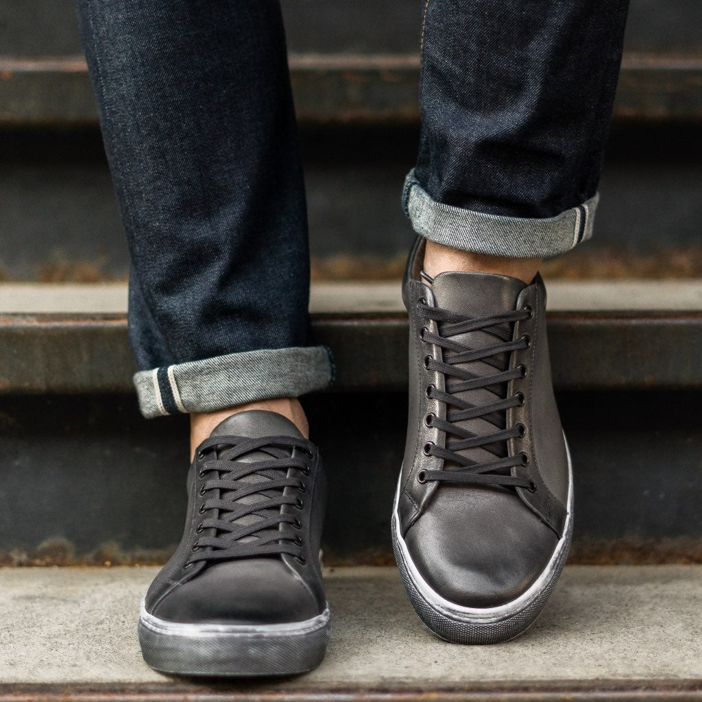 Orlaven Premier Low Top | Distressed Grey footwear image 7