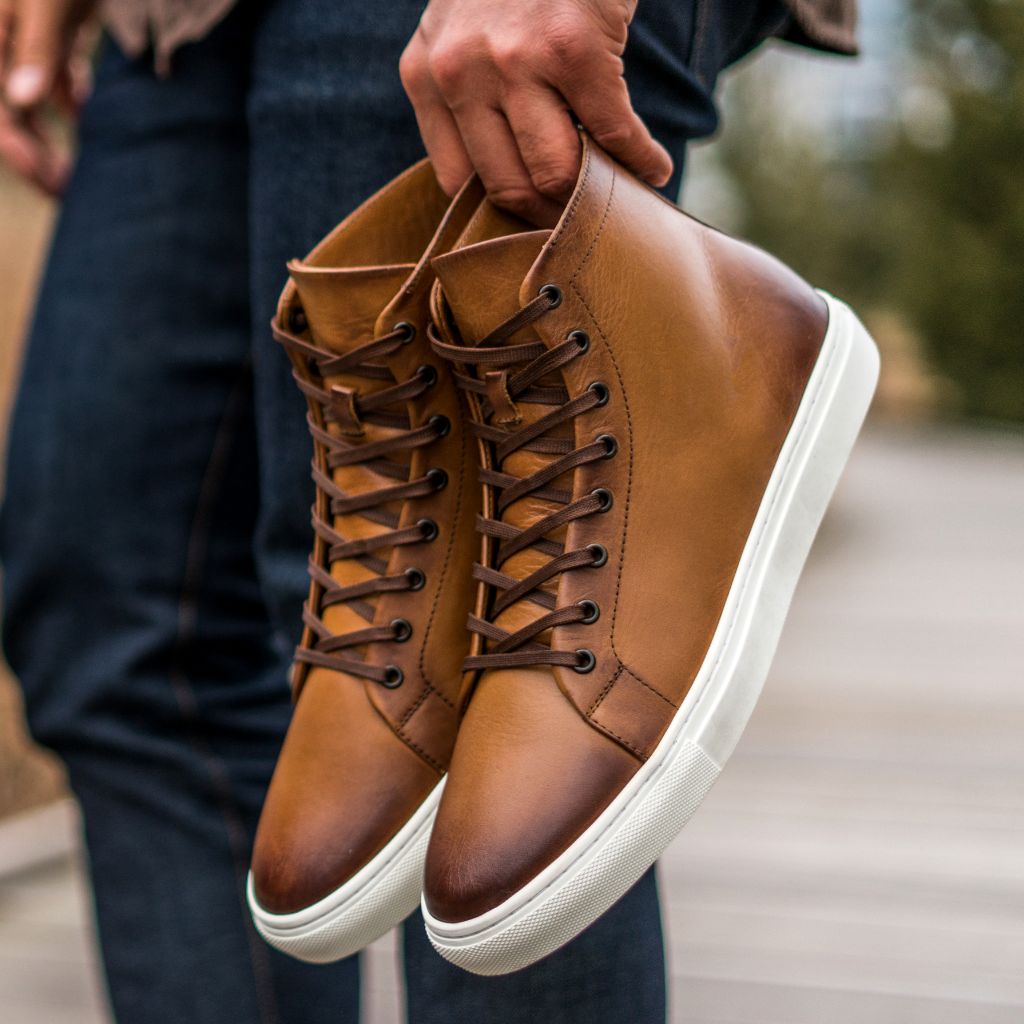 Orlaven Premier High Top | Toffee footwear image 7
