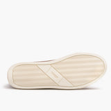 High-Traction Rubber Outsole & Lug Tread Pattern on Premier High Top Toffee Leather Sneakers For Men