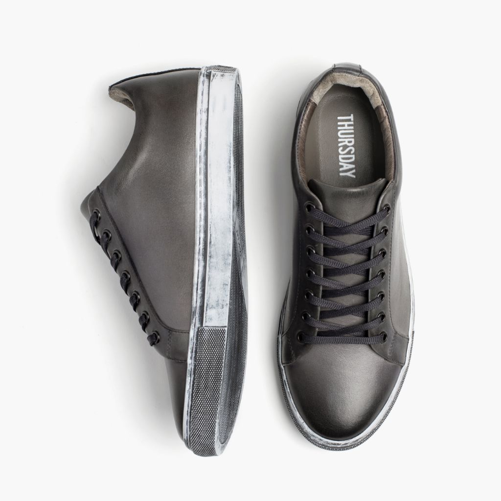 Orlaven Premier Low Top | Distressed Grey footwear image 5