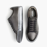 Authentic Full-Grain Leather Grain Depth & Pull-Up Patina Texture Detail