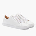 Premier Low Top White Leather Sneakers