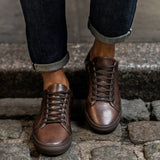 Styled On-Foot Perspective Demonstrating Ankle Fit & Silhouette on Model