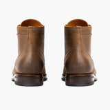 Authentic Full-Grain Leather Grain Depth & Pull-Up Patina Texture Detail