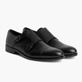 Saint Black Leather Loafers