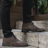 Styled On-Foot Perspective Demonstrating Ankle Fit & Silhouette on Model