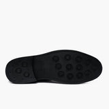 High-Traction Rubber Outsole & Lug Tread Pattern on Scout Mocha Leather Boots For Men