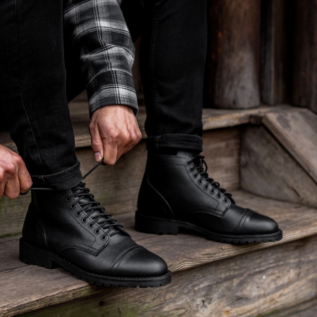Orlaven Vanguard | Black Waxed Roughout footwear image 6