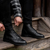 Cushioned Leather Insole & Ergonomic Arch Support Construction Detail