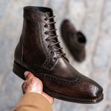 Styled On-Foot Perspective Demonstrating Ankle Fit & Silhouette on Model
