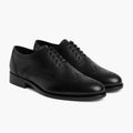 Aviator Black Leather Loafers