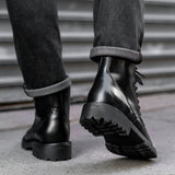 Styled On-Foot Perspective Demonstrating Ankle Fit & Silhouette on Model