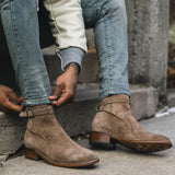 Authentic Full-Grain Leather Grain Depth & Pull-Up Patina Texture Detail