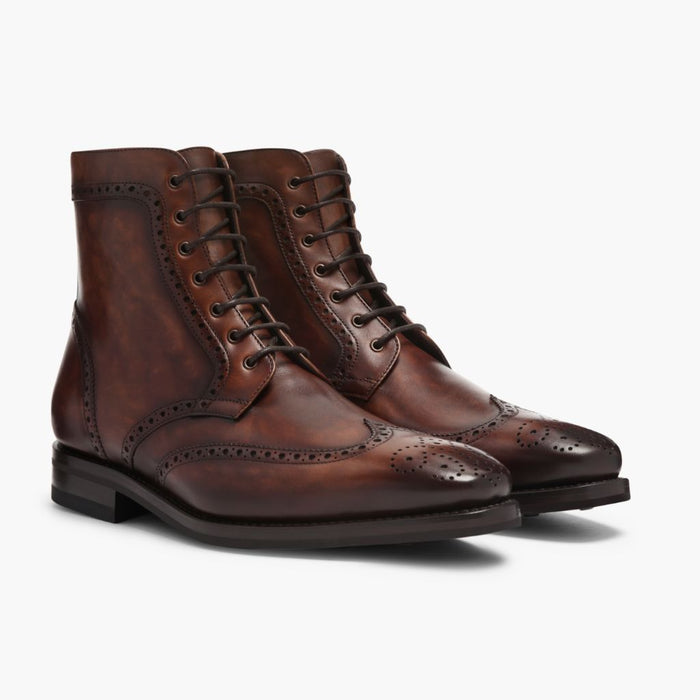 Wingtip Color #77 Leather Boots