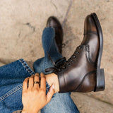 Top-Down Perspective Showing Lacing System & Tongue Craftsmanship