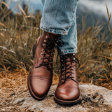 Cushioned Leather Insole & Ergonomic Arch Support Construction Detail