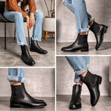 Styled On-Foot Perspective Demonstrating Ankle Fit & Silhouette on Model
