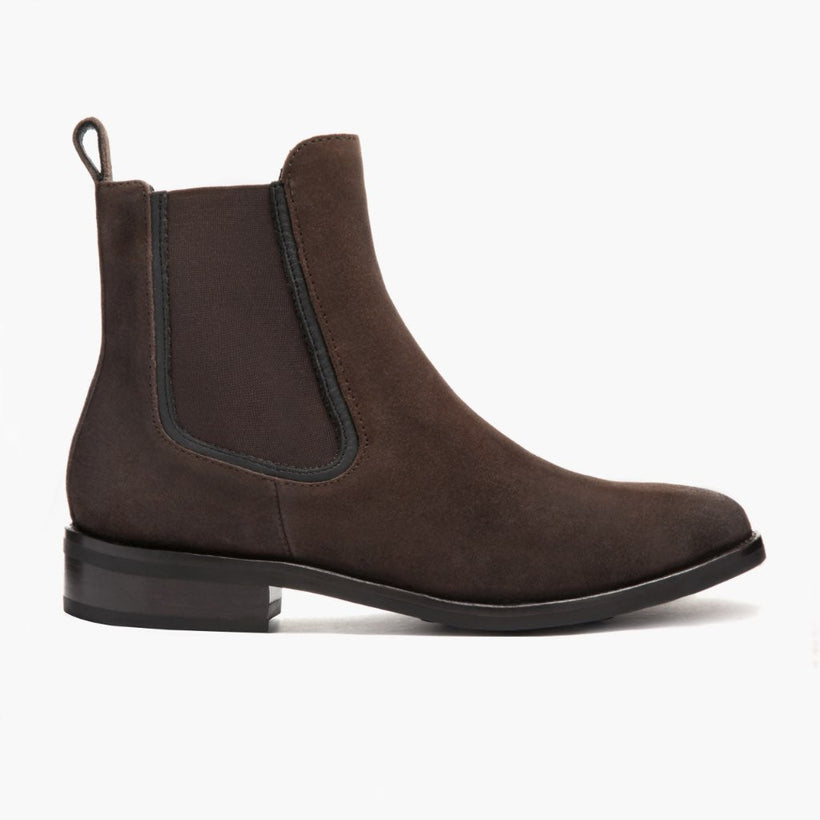 Orlaven Duchess | Dark Brown Suede footwear image 1