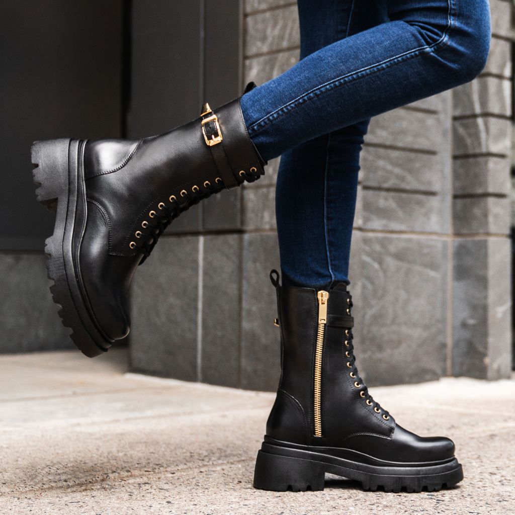 Orlaven Fatale | Black & Gold footwear image 6