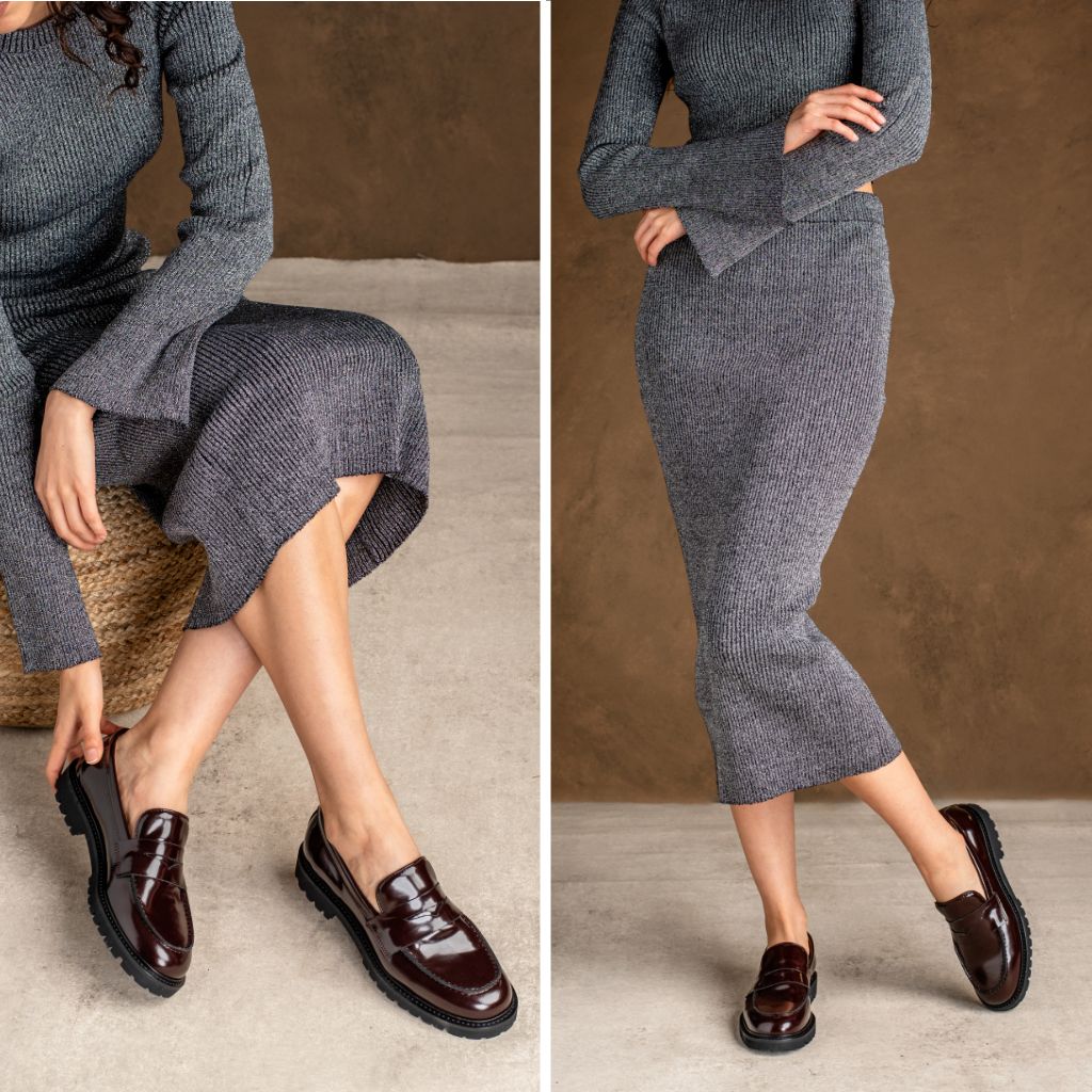 Orlaven Penny | Burgundy footwear image 7