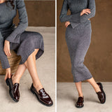 Styled On-Foot Perspective Demonstrating Ankle Fit & Silhouette on Model