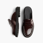 Orlaven Penny Mule | Burgundy footwear image 3