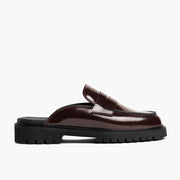 Orlaven Penny Mule | Burgundy footwear image 2