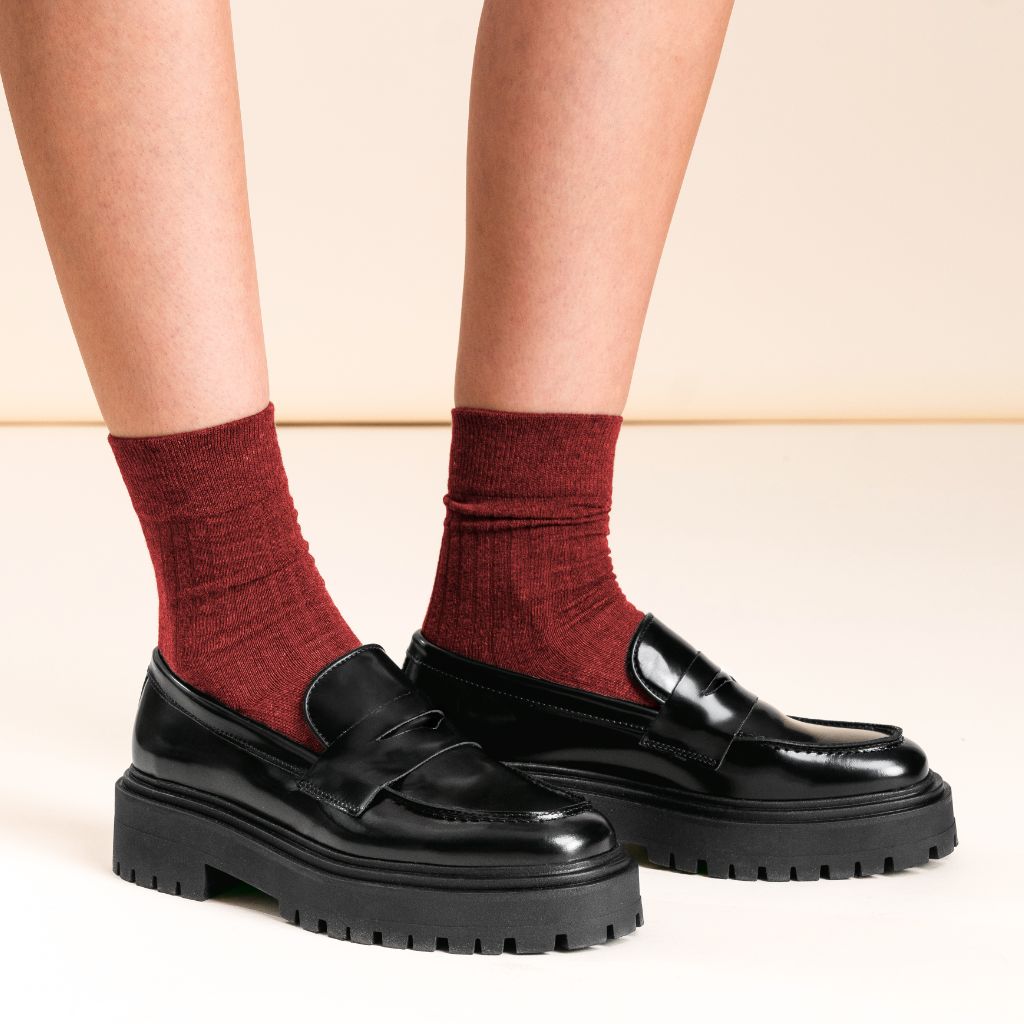 Orlaven Penny Platform | Black footwear image 6