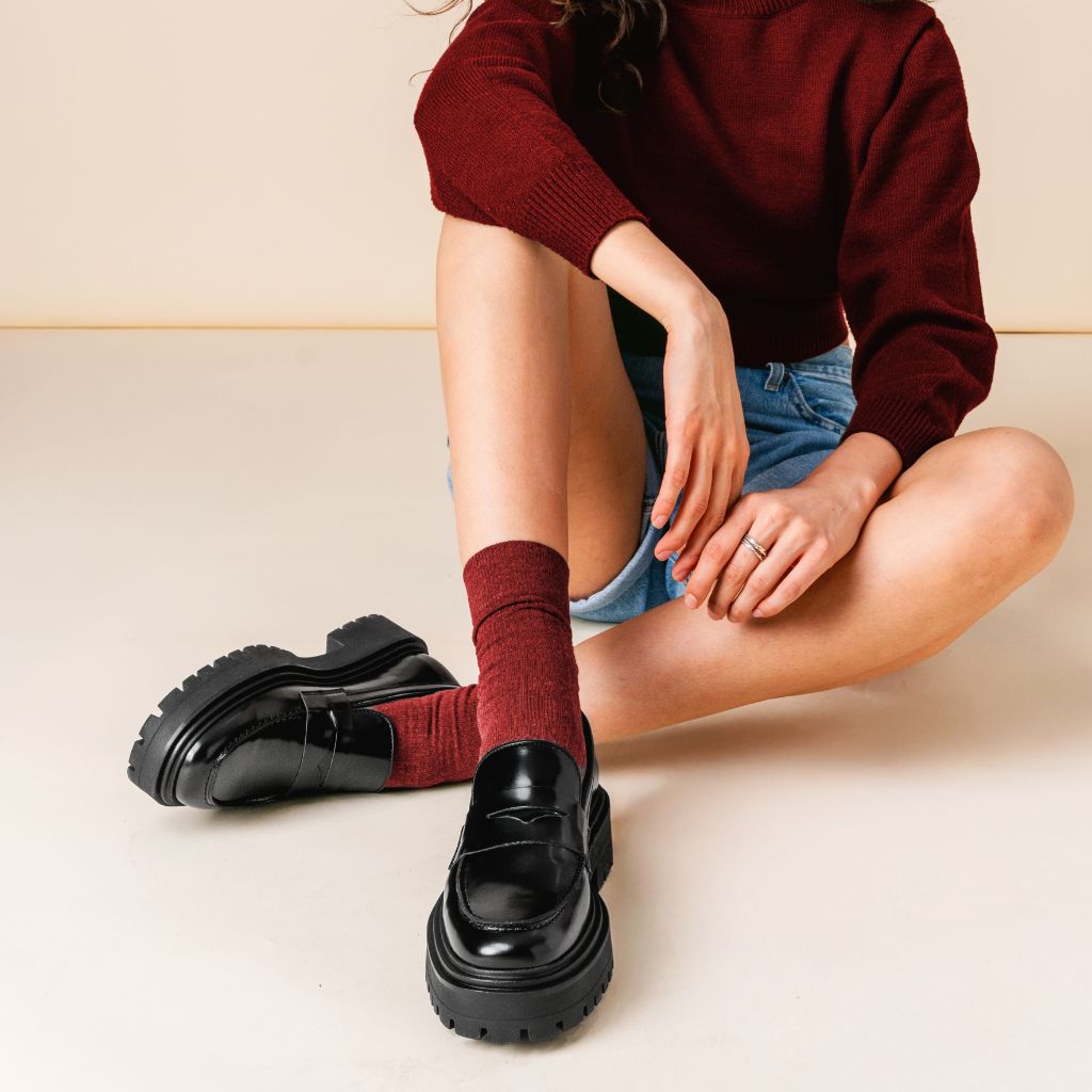 Orlaven Penny Platform | Black footwear image 8